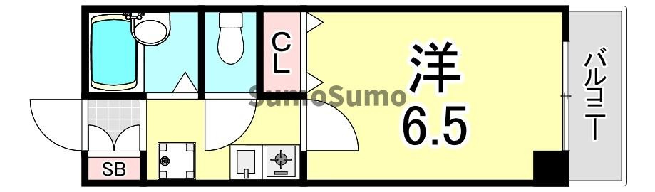 サンハウス本山の間取り