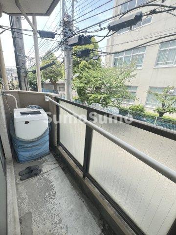 どみとりーときわⅡのバルコニー|お洗濯にも便利なバルコニー付き