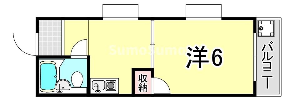 ハイライフ兵庫の間取り