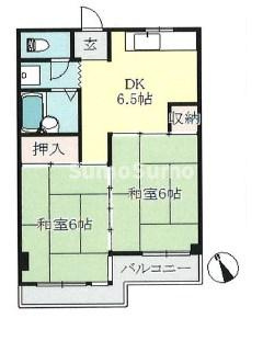 ハイムM2の間取り