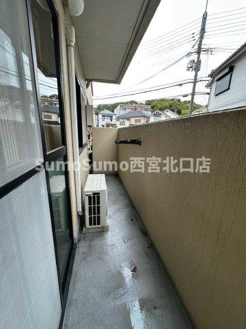 ハイヒル愛宕山のバルコニー