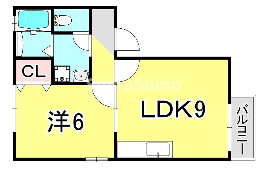 ハートヒルズ荒田の間取り