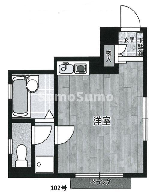 ニシオカマンションの間取り