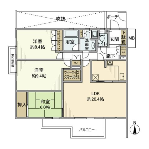 パークコート御影の間取り