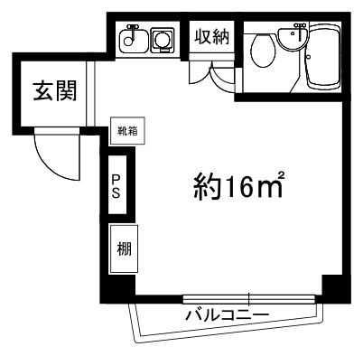 ジュネス六甲道の間取り