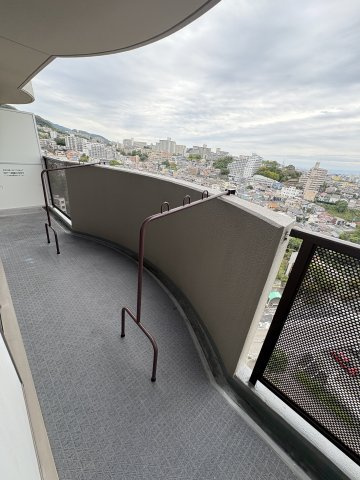 デメテル高取台のバルコニー