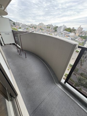 デメテル高取台のバルコニー