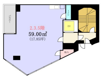 【間取り】 | 黒江屋八丁堀ビル