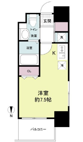 ドゥーエなんば南の間取り