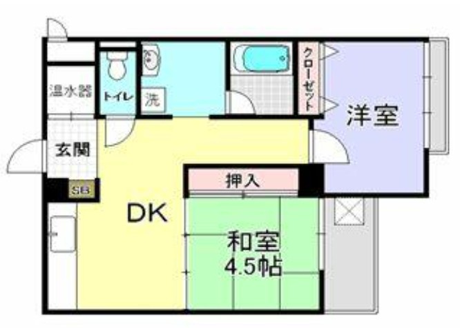 杉並区堀ノ内３丁目の賃貸マンションの間取り