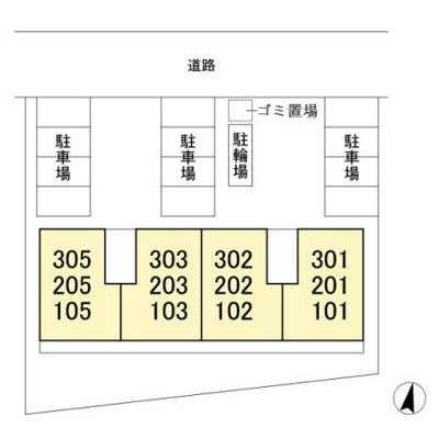 【区画図】 | シャルムＨＡ Ⅱ