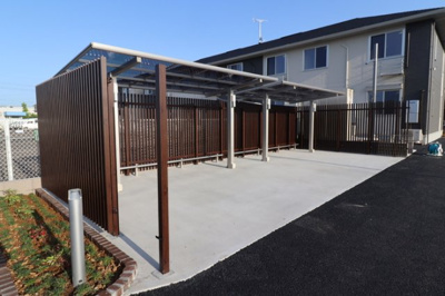 【その他共用部分】 | soavino（ソアヴィーノ） Ａ | 駐輪場（Ａ棟側）