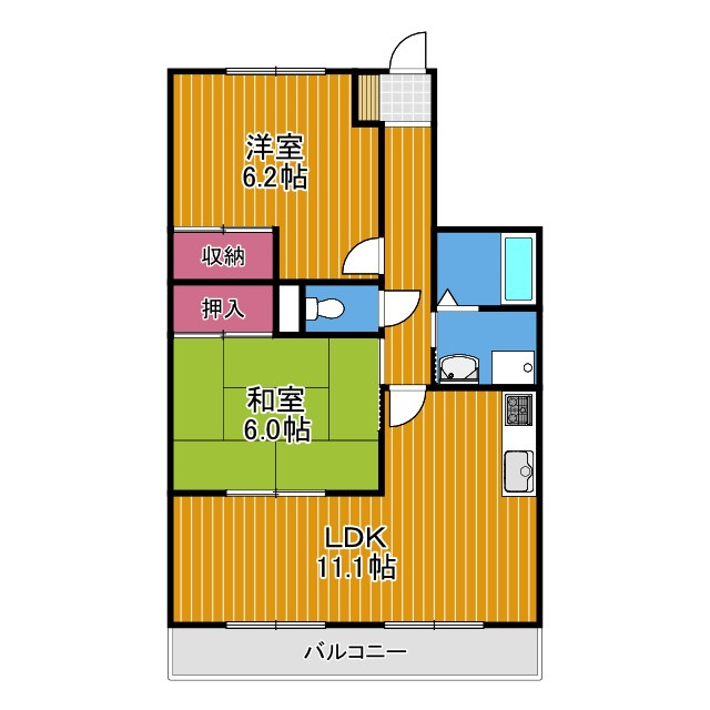 ロイヤルハイツ藤井寺の間取り