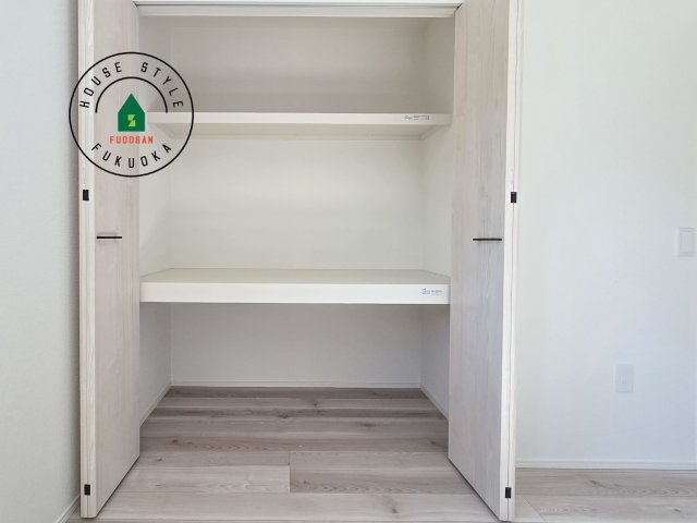 糸島市前原北４丁目第3-1棟（1号棟）の内観：施工例|大きなスペースがあり、収納には困りません。