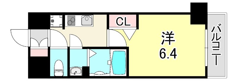 プレサンス神戸キュリオの間取り