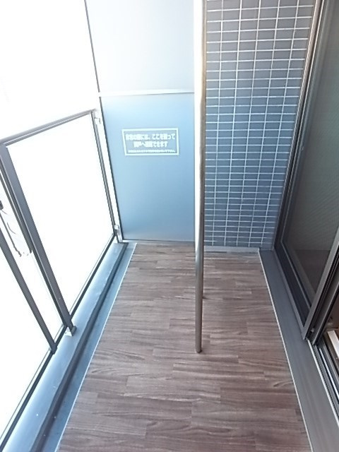 プレサンス神戸キュリオのバルコニー