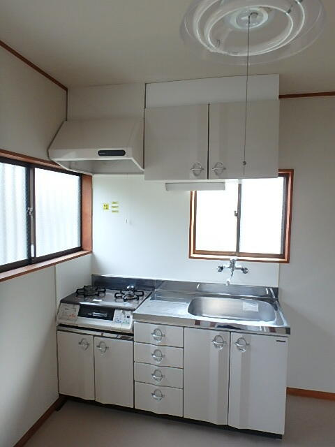 アパートメントのだめのキッチン|※他部屋参考写真