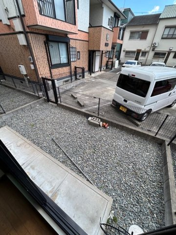 ビーラインミフネ1号館のバルコニー