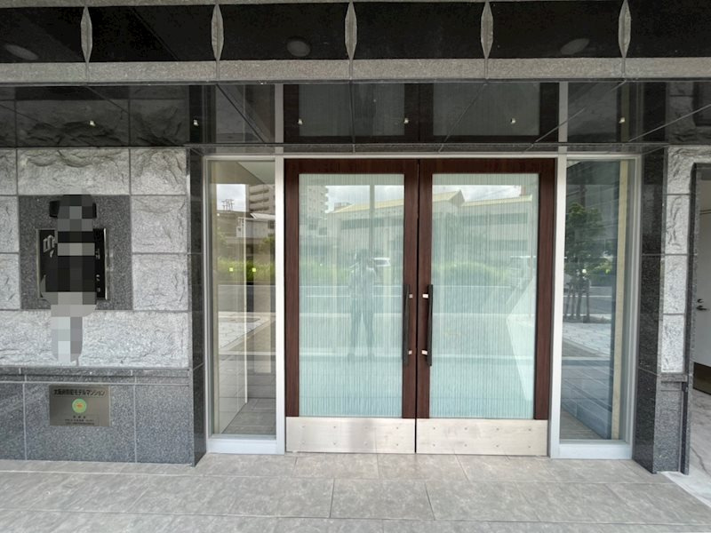 プレサンス難波フィールドのエントランス