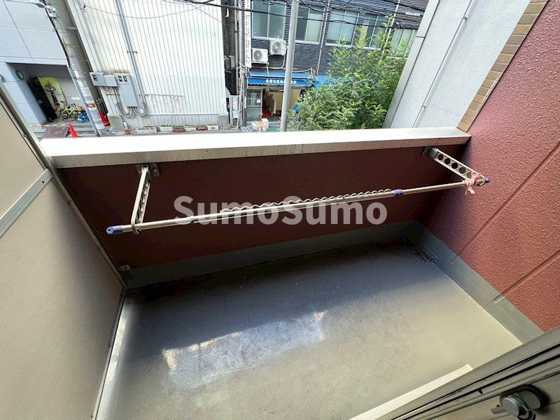 ブルーノ長堀のバルコニー|暖かな日差しのふりそそぐバルコニー