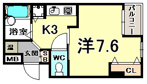 プレサンス神戸メリケンパーク前の間取り