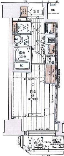 ファーストフィオーレ谷町六丁目フェリシアの間取り