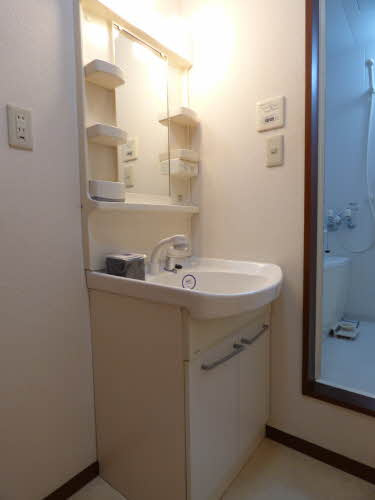 ソフィア小森野B棟の洗面所|広い洗面スペース