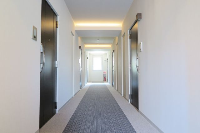 プラシード新町のロビー