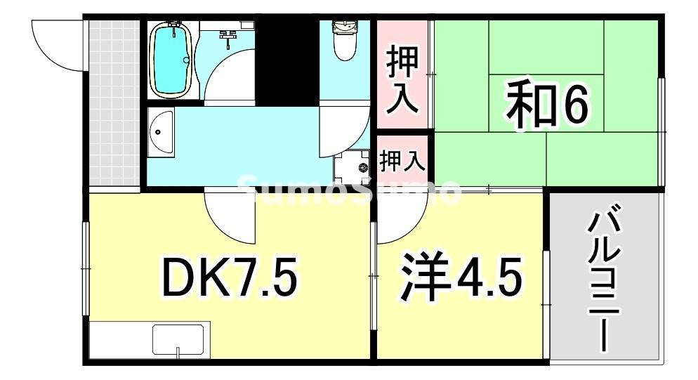 ベル武庫之荘の間取り
