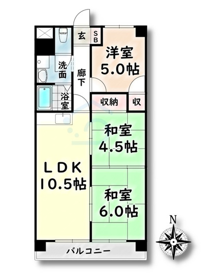 【間取り】 | サクセス大喜【名古屋市賃貸・エレベーター付】