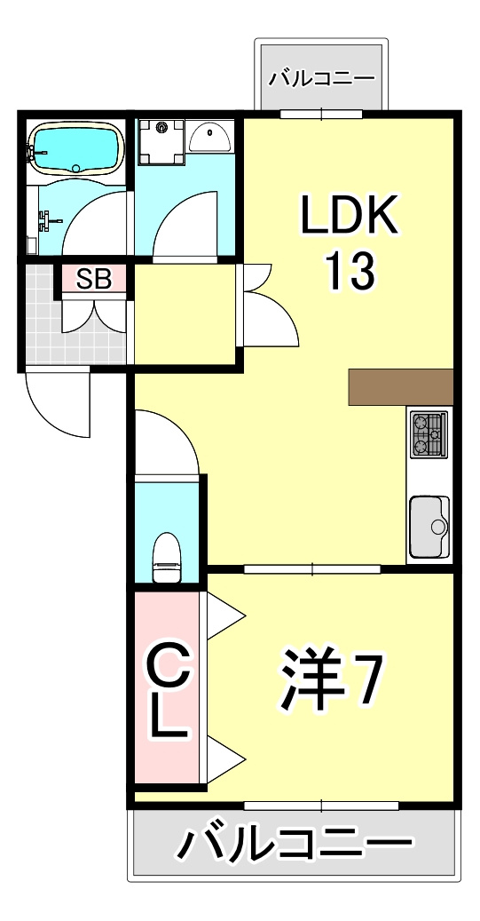ライオンズマンション本山第5の間取り