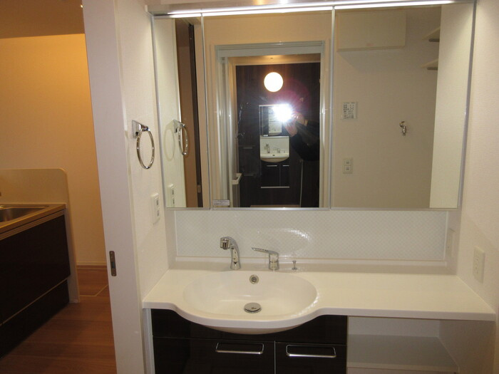 エクセリア徳丸Ⅰの独立洗面台