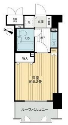 ライオンズマンション三宮東第２の間取り