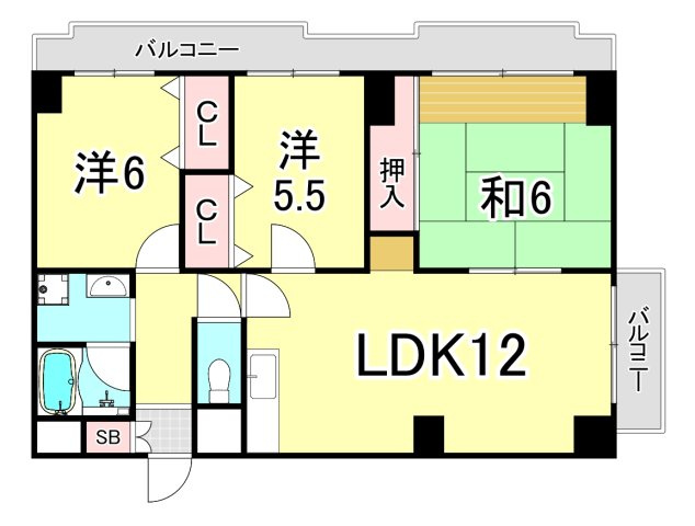 メゾン東山の間取り