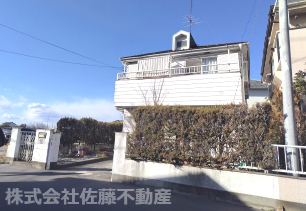 『北鴻巣駅』西口6分・約40坪。南側道路幅員が6mで日当り良好の外観