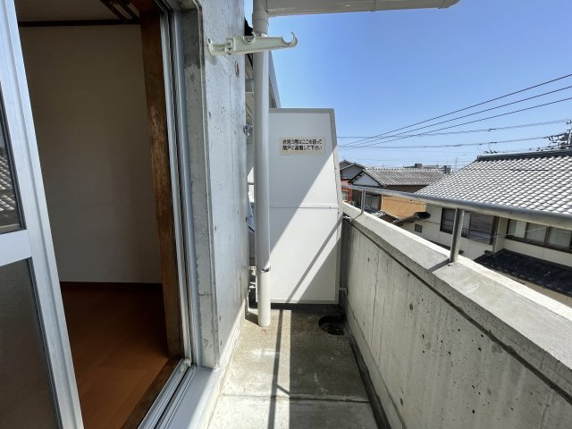 あぞのハイツのバルコニー