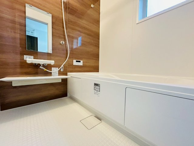 川越市山田　新築戸建の浴室|2/3　撮影