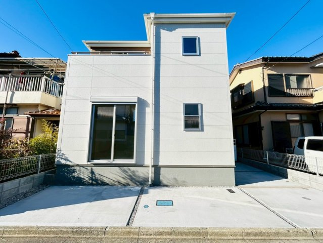 川越市山田　新築戸建の外観|2/3　撮影
