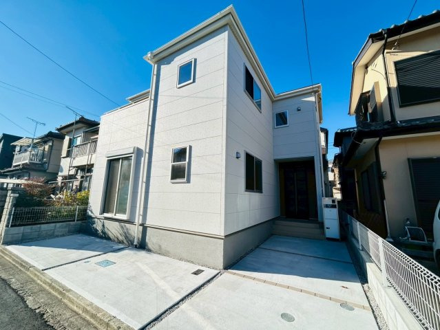 川越市山田　新築戸建の外観|2/3　撮影