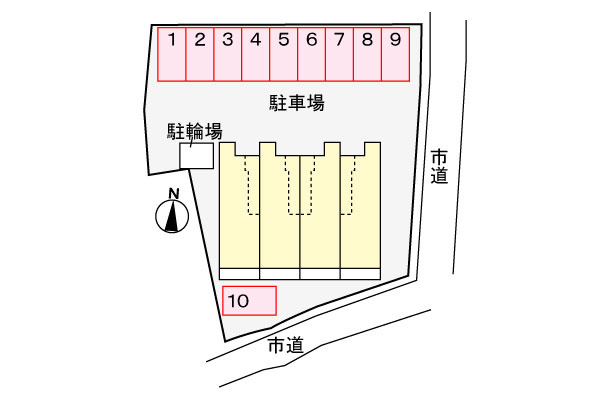 アルドールの区画図|高崎、前橋のお部屋探しはエンドスケープまで！お客様の理想お聞かせ下さい♪
