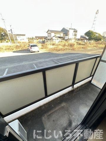 ハイツマーチⅡのバルコニー