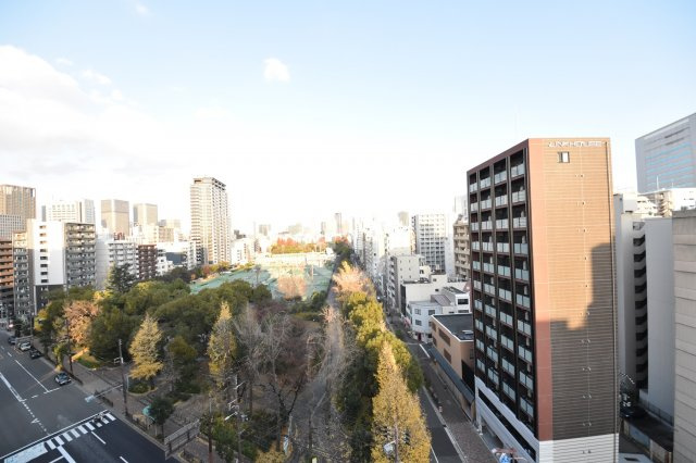 ユニーク靱公園前の展望|ユニーク靱公園前　１０階からの展望