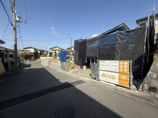 【前面道路含む現地写真】 | 城陽市寺田深谷　新築戸建