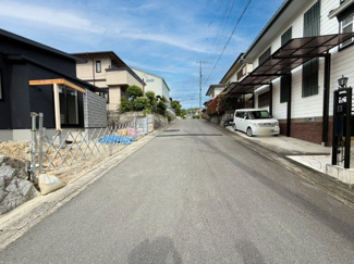 【前面道路含む現地写真】 | 城陽市寺田深谷　新築戸建