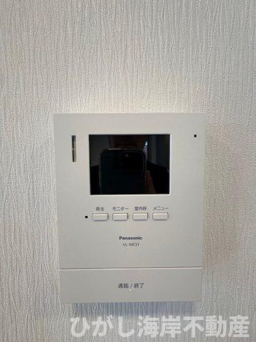 茅ヶ崎市浜竹3丁目　新築戸建　全４棟のセキュリティ|TVモニター付きインターフォン