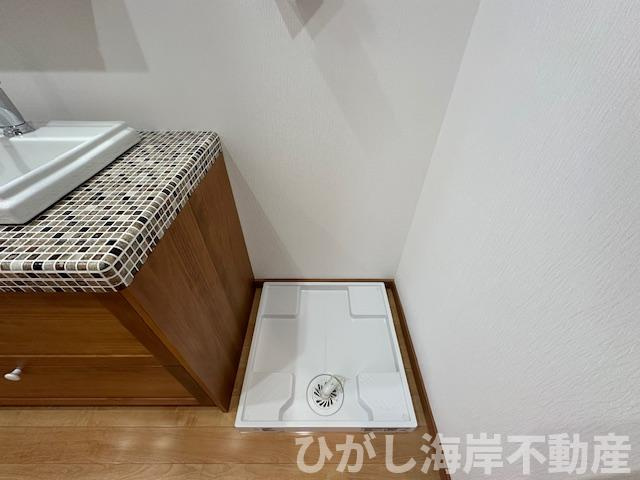 茅ヶ崎市浜竹3丁目　新築戸建　全４棟のランドリースペース|洗濯機置場