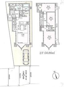茅ヶ崎市浜竹3丁目　新築戸建　全４棟の間取り|ウォークインクローゼット付き　３LDK