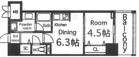 ma minetteの間取り