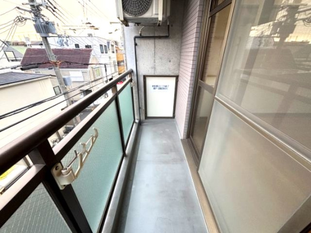 ヴィラセゾン甲南のバルコニー