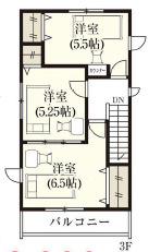 所沢市緑町６期　全２棟　２号棟　新築住宅なら西武ハウジングの間取り